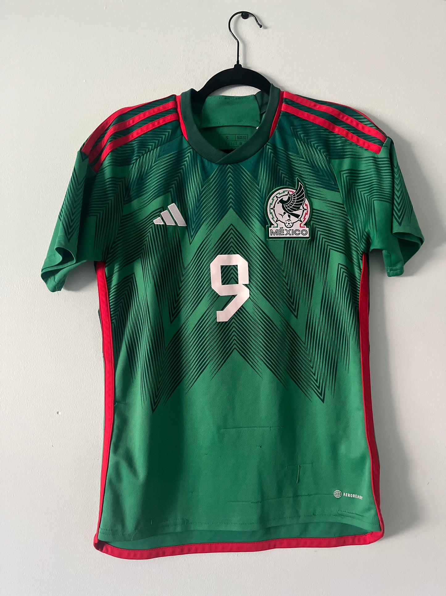 Adidas 2022/2023 Mexico Home Raul #9