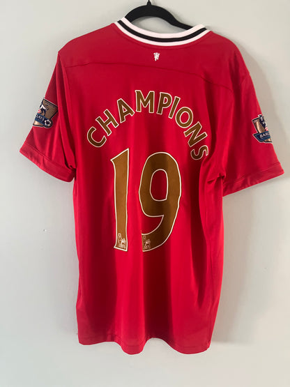 Nike 2011/2012 Man United Home Champions #19