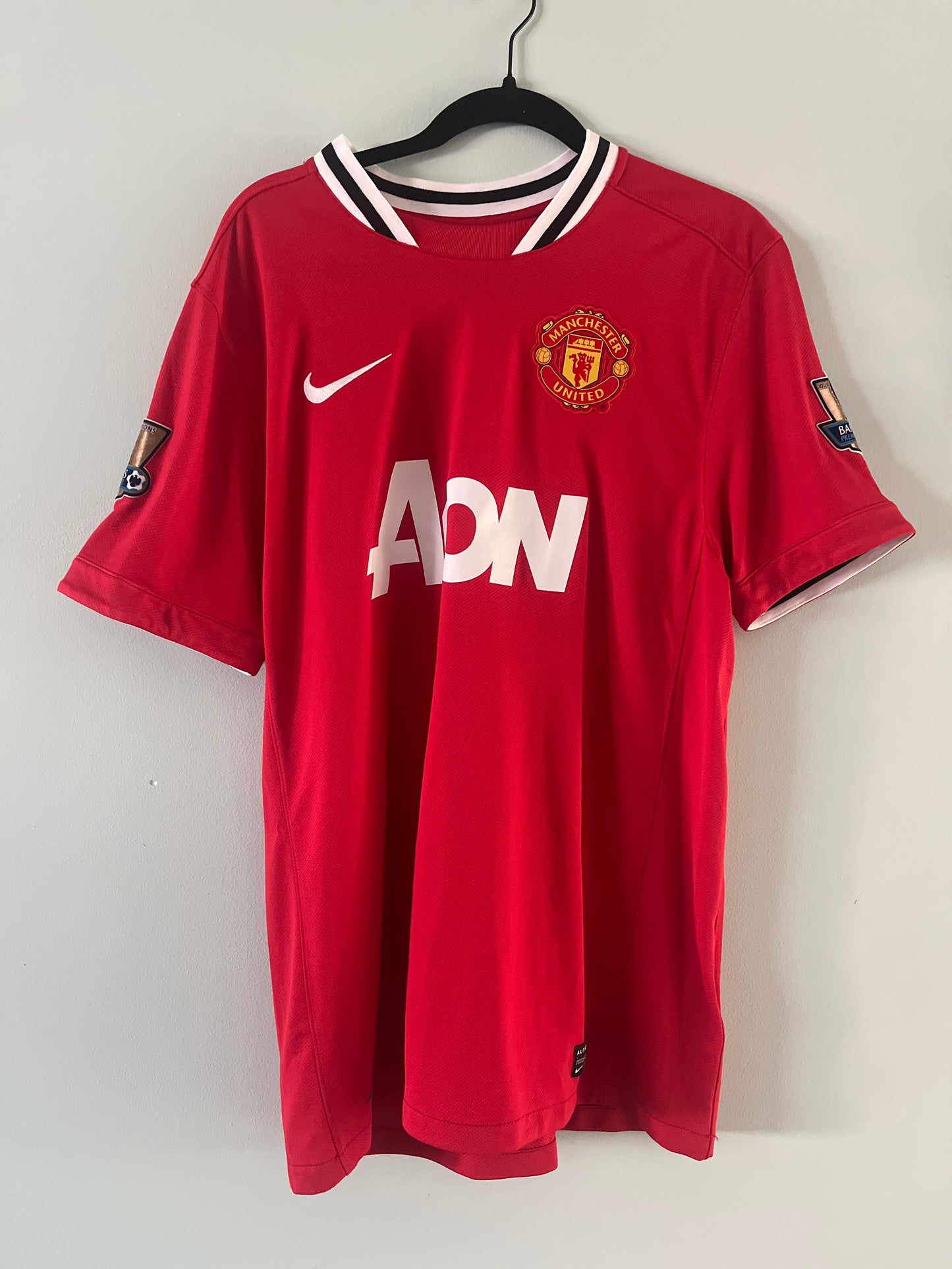 Nike 2011/2012 Man United Home Champions #19