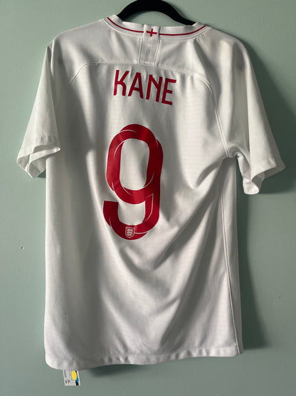 Nike 2018/2019 England Home Kane #9