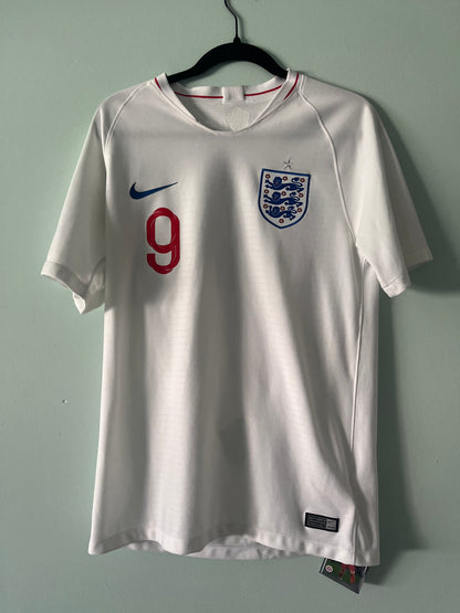 Nike 2018/2019 England Home Kane #9
