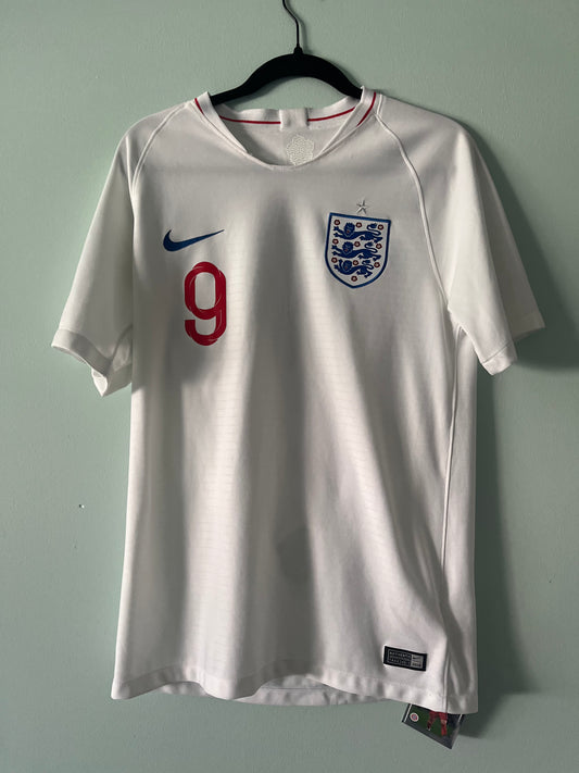 Nike 2018/2019 England Home Kane #9