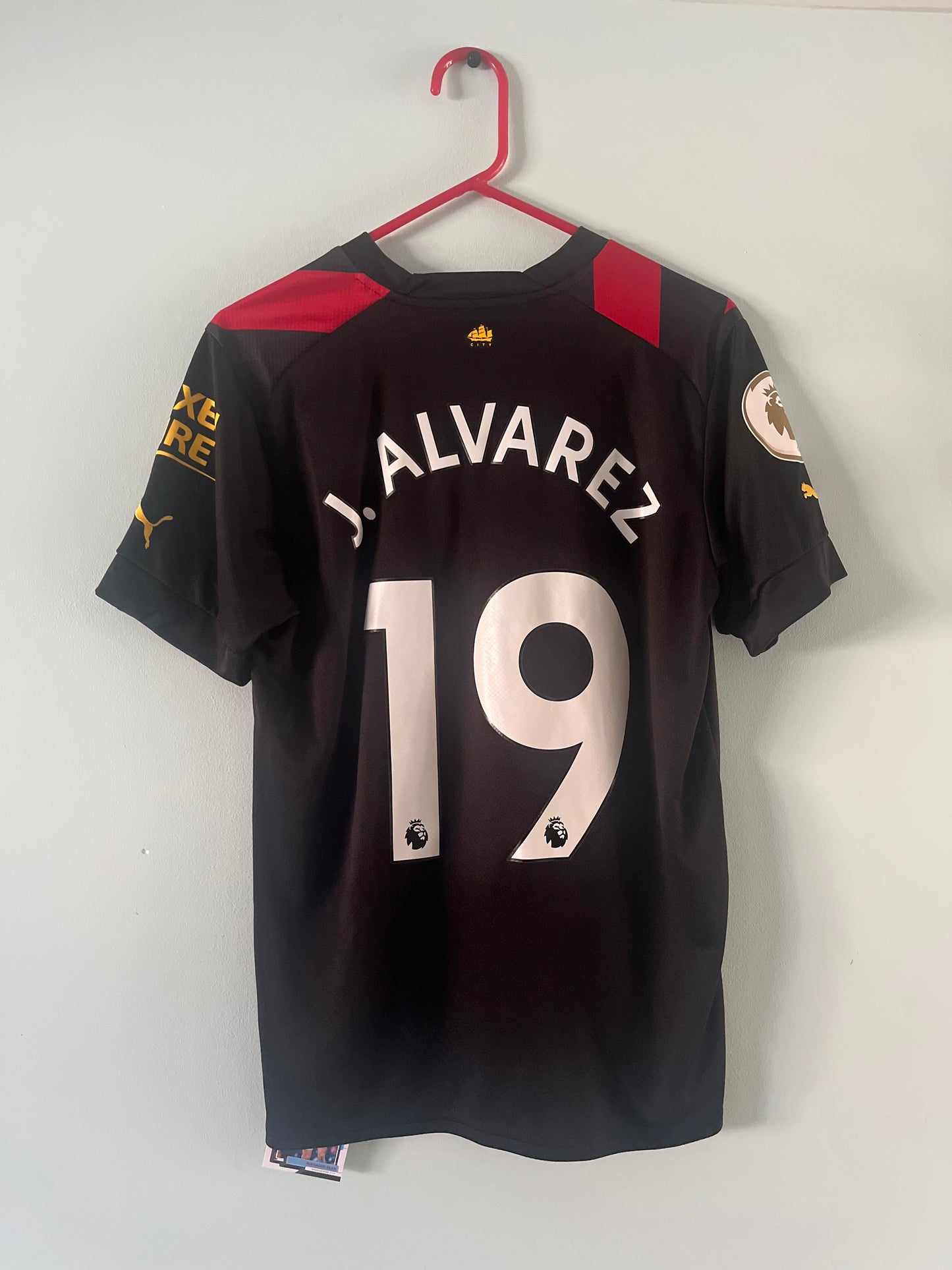 Puma 2022/2023 Man City Away J. Alvarez #19